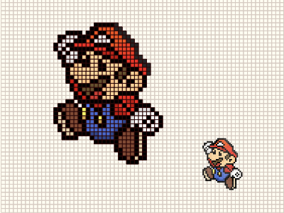 Mario pixel