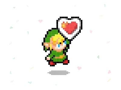 The Legend of Zelda pixel