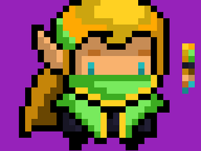 Elf pixel art