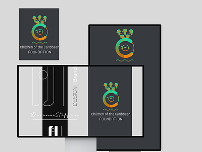 "Children Of the Caribbean Foundation" art branding design illustration logo