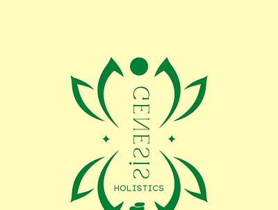 Genesis Holistics Grenada. art beauty branding design illustration wellness