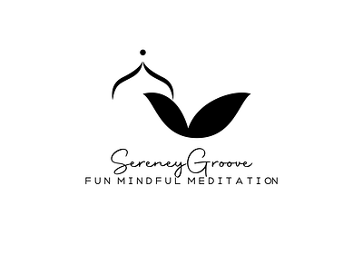 SereneyGroove. art beauty branding design illustration logo meditation mindfulness wellness