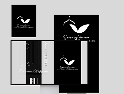 "Serenity & Flow" art beauty branding design illustration logo meditation