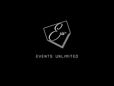 Events Unlimited. art branding design logo