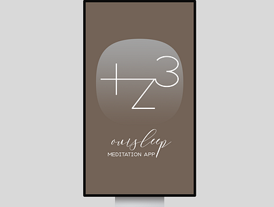 "+Z3 Meditation App" art beauty branding design illustration logo love