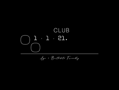 Club 21. art branding design illustration logo
