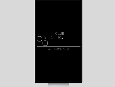 "1 + 1 = 21" at Club 21. art branding design illustration logo