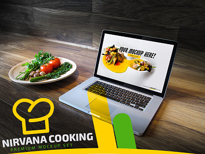 Nirvana Cooking - Mockup Cover cooking cover creative food lemun digital mockup nirvana