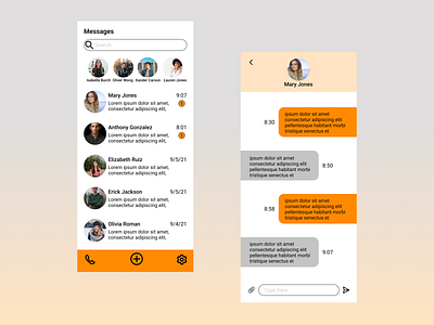 Daily UI 013- Direct Messaging dailyui design directmessaging messages messaging ui ux