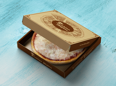 Pizza Box Design 1 box design branding graphic design packaging packaging design pizza box