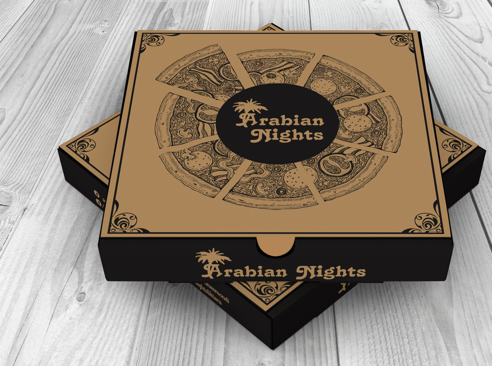 Parlour Pizza box design