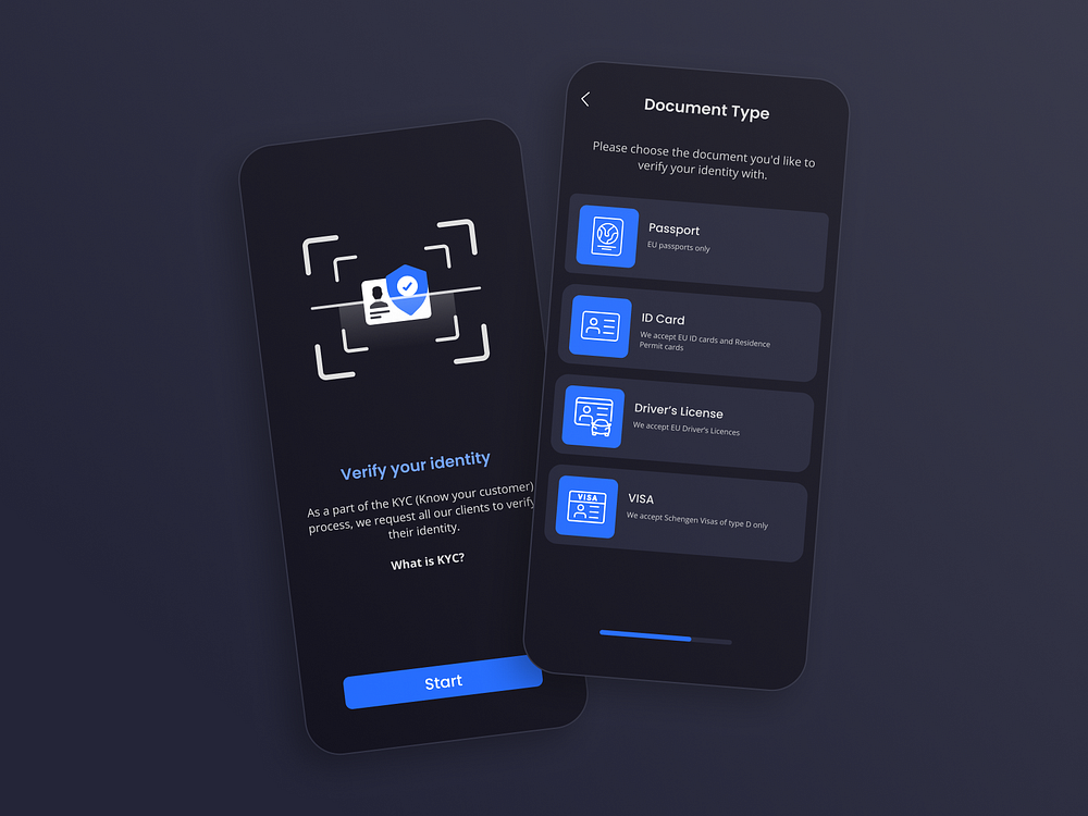 KYC & Identity Verification App — Mobile by Zoftify — Travel UI/UX on ...