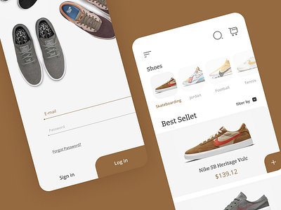 Shoe store app — Mobile android app e commerce e shop ios mobile online store online store commerce shoe shoes store ui ux zoftify