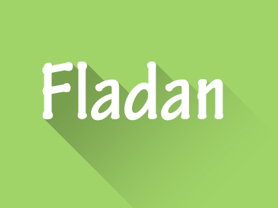 Freebie PSD : Fladan - A Free Flat PSD Template