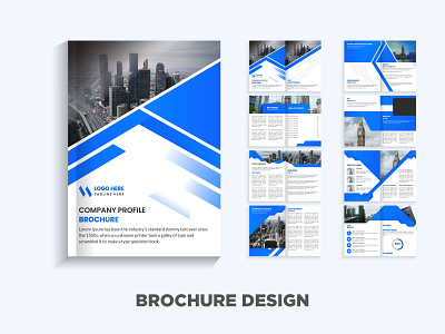 Company profile brochure design 16 page brochure 16 page template brochure company profile