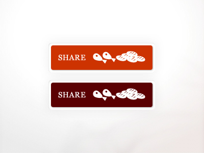 Share button idea button icon red share