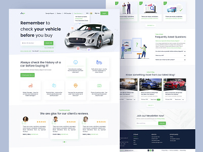 VIN Checker for car car car website corporate design creative design