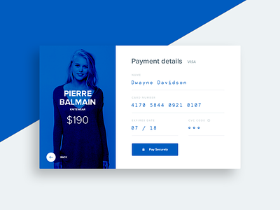 Credit Card Checkout 001 card checkout credit dailyui form item store user interface web widget