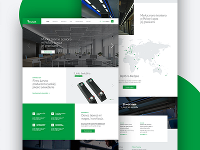 Lars - reputable lighting company colors design inspiration page ui ux web webdesign website white