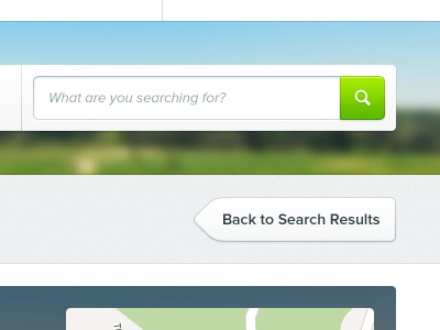 What are you searching for? button clean green minimal search ui web design white