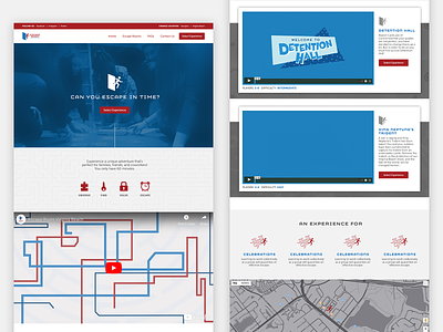 Escape Room Website design web design