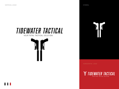 Tidewater Tactical branding design logo