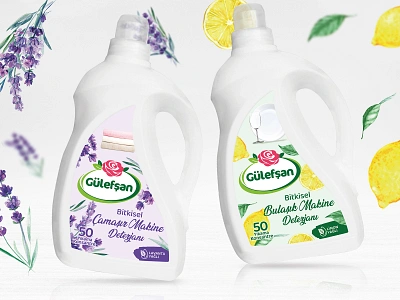 Detergent Packaging Design branding cleaner cleanerpackagingdesign cosmetic creative design detergent detergentdesign graphic graphic design herbal illustration labeldesign lavanderpackagingdesign lemonpackagingdesign logo packaging packagingdesign