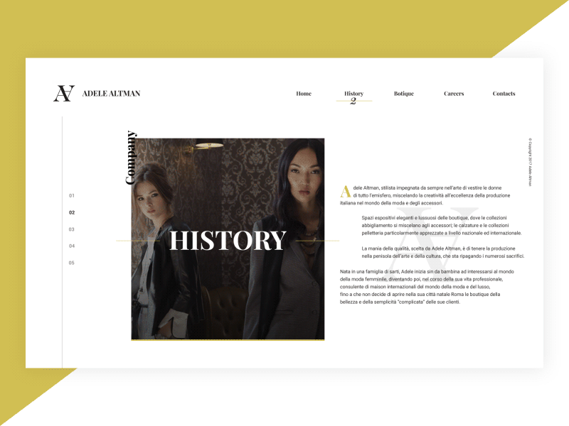 Fashion Store - Web Design animation elegant fashion interaction minimal photo site store typography ui ux web