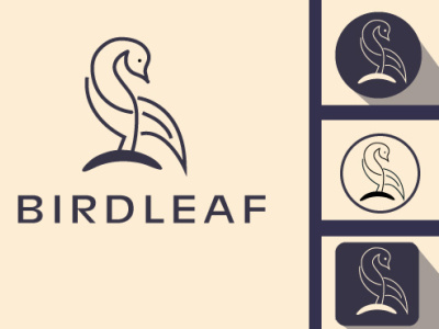 Birdleaf logo concept brand identity graphic design logo logo design logo identity logotipo logotype