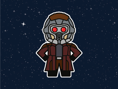 Starlord Sticker