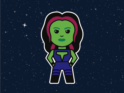 Gamora Sticker