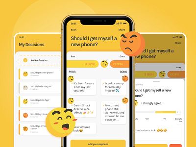 IDK? Decision Maker app decision decision maker design mobile uidesign
