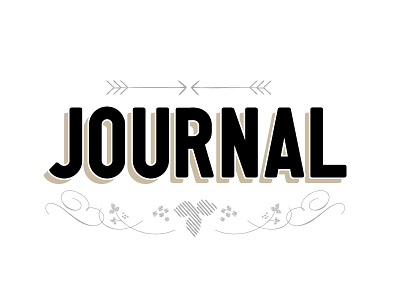 Journal flourishes typography