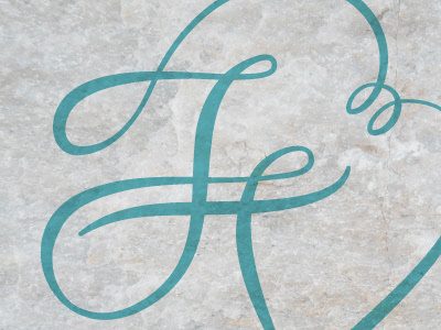 Francesco and Valentina's wedding logo calligraphy design elegant logo manetti wedding