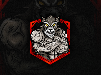 Wolf Mascot for Prevail Labs aggressive animal branding character creative design fitness graphic design health illustration logo mascot product supplement wolf workout