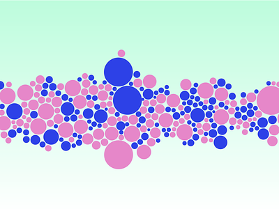 🔵How to... 🔵 blue bubbles chart circle cluster data visualization dataviz dot dot pattern dots gradient graph group illustration illustrator infographic pattern pink