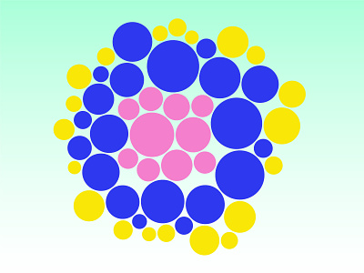 🔵Circles, dots and bubbles 🔵 bubble chart circle data data visualization dataviz diagram dot dots geometric gradient graph illustration infographic infographics information design pattern pink report