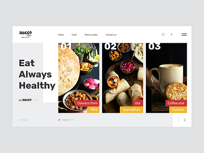 Hocco Eatery Website Design