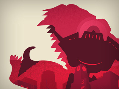 Monster vs Robot party polygon poster tease the verge vox media