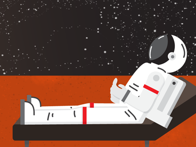 How to prevent an astronaut bloodbath on Mars editorial illustration the verge