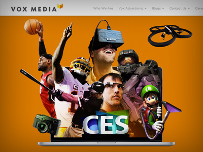 Vox Media Site Detail detail launch polygon site sportsball technology verge video games vox media