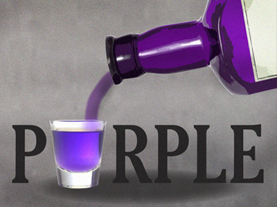 Sippin' on Purple | Blog Logo / Graphic blog booze branding graphic legacy logo logo sbnation shot vox