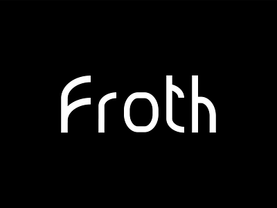Froth Logo branding design graphic design logo