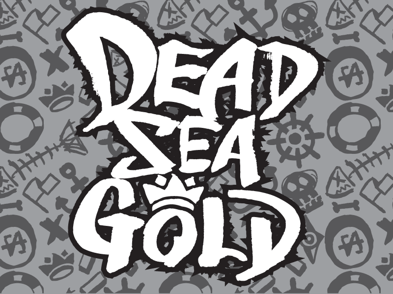 Band Logo Concept anchor background band crown dead gold logo nautical pattern repeat sea skull