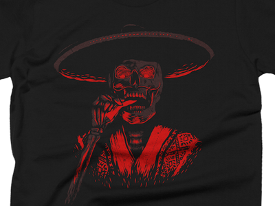 'Chili Fiend' T-shirt design design illustration skull t shirt vector