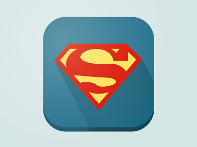 Superman Icon flat hope icon logo superman