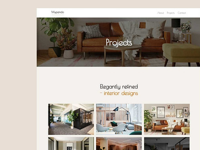 Mupando - Portfolio Website Template