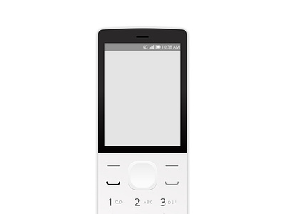 KaiOS Mobile mockups by virat ahuja basic feature phone mockup feature phone kaios kaios mobile kaios mobile phone mockup
