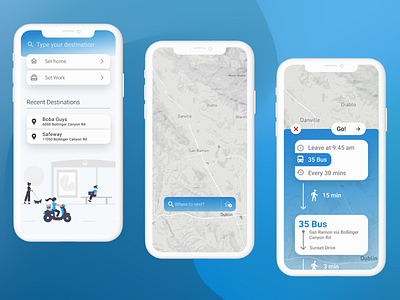 Bus Tracking App Concept