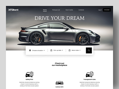 Car Rental Landing Page